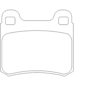 TEXTAR Plaquettes de frein X4 pour MERCEDES-BENZ: Classe E, 201 Series, Classe C, 124 Series (Ref: 2068701) pas cher