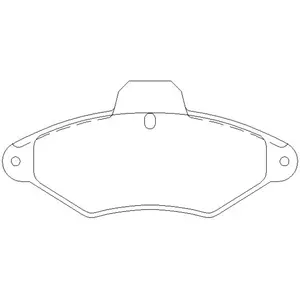 Remblokken set 2163102 Textar pas cher