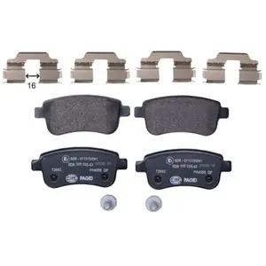 Remblokkenset schijfrem 8DB355025431 Hella Pagid GmbH pas cher