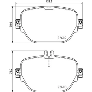 Remblokkenset Schijfrem 8db 8DB355031711 Hella Pagid GmbH
