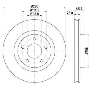 Hella Pagid GmbH Remschijf pas cher