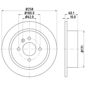 Hella Pagid GmbH Remschijf 50407 pas cher