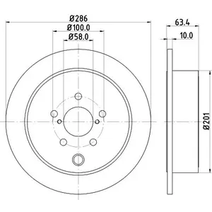 Hella Remschijf 55000 pas cher
