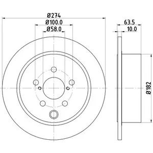 Hella Remschijf 55620PRO pas cher