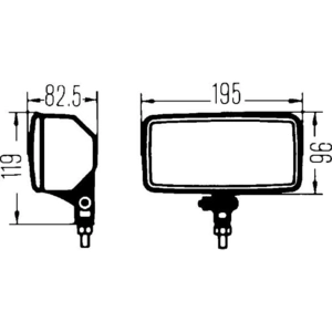 HELLA Phares antibrouillard (Ref: 1ND 005 700-421)
