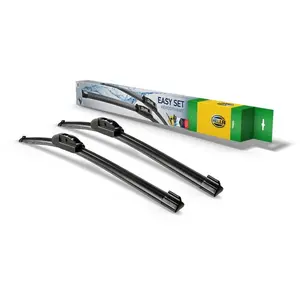 HELLA 9XW 358 164-171 Easy Set Upgrade Balai d'essuie-glace - SetUP4545 - Balai d'essuie-glace plat - pour véhicules avec direction à gauche - 450/450mm - 18/18" - avant - Quantité: 2 pas cher