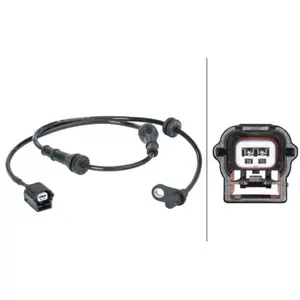 Wielsnelheidssensor 6PU012679821 Hella