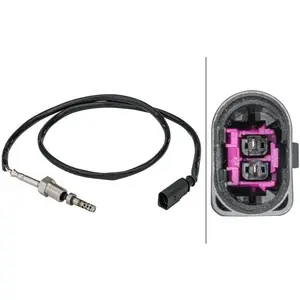 Sensor uitlaatgastemperatuur 6PT358181641 Hella pas cher