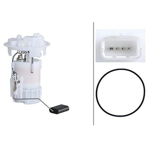 HELLA 8TF 358 305-331 Unité d'injection de carburant - électrique - 4pôle - avec palpeur de carburant/avec joints