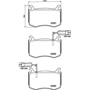 Brake Pad Set Disc Brake 8db 8DB355039051 Hella Pagid GmbH pas cher