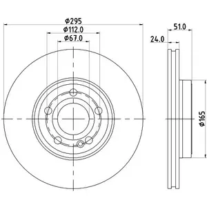 Hella Pagid GmbH Remschijf pas cher