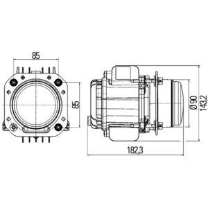 HELLA Phare avant (Ref: 1BL 010 820-001) pas cher