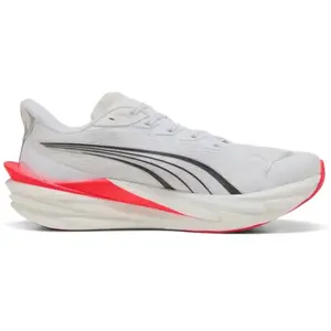 Chaussures Puma Deviate NITRO 4 Blanc Rouge AW26, Taille 44,5 - EUR pas cher