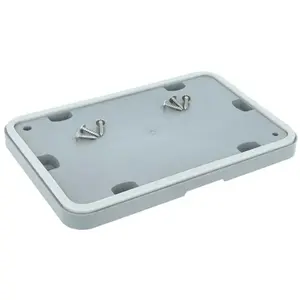 vhbw Clapet de remplacement remplacement pour Bosch 00646776 pour sèche-linge - avec vis, gris pas cher