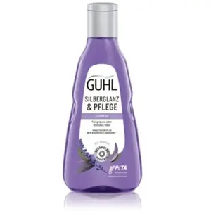Guhl Silberglanz & Soin Shampooing   Contenu : 250 ml   Soin anti-jaunissement pour cheveux gris et blonds