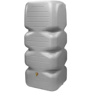GRAF Réservoir CUBUS 1000 L Gris Béton Avec robinet PE imitation laiton