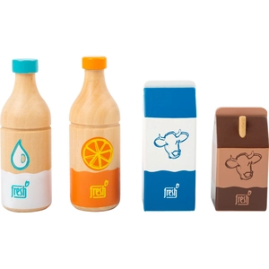 Small Foot - Houten Speeleten Dranken Set Fresh, 4dlg, pas cher