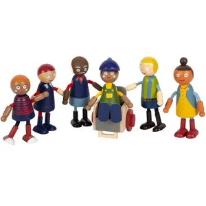 small foot Famille de poupées à plier avec fauteuil roulant pas cher