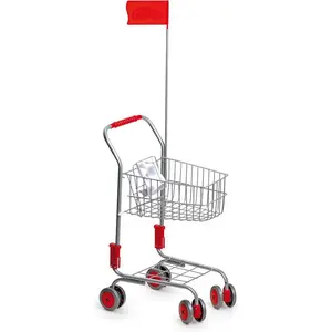 Small Foot - Winkelwagen met Poppenzitje en Vlag pas cher