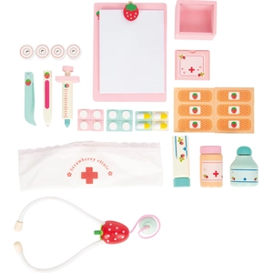 small foot Valise de docteur et infirmiere en bois pas cher