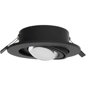Megatron MT76332 MT76332 Plafonnier LED LED GX53 5 W noir pas cher