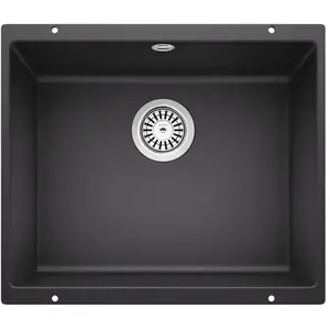 Blanco Evier CUVE SS PLAN ROTAN 500U PDUR A NTHRACITE VIDAGE MANUEL pas cher