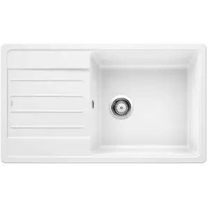 BLANCO Evier à encastrer Legra XL 6 S, Silgranit, Blanc 523328 pas cher