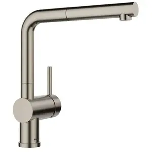 Blanco, Robinetterie de cuisine, LINUS-S satin platinum Haute pression... pas cher