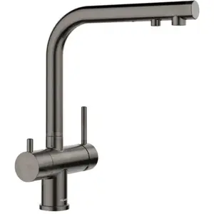 Blanco, Robinetterie de cuisine, FONTAS II Filtre satin dark steel Hau... pas cher