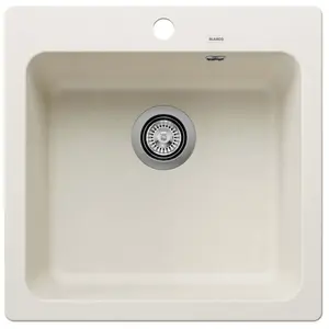 Evier à encastrer BLANCO Naya - Silgranit - 1 bac - Blanc - 50x100 cm pas cher