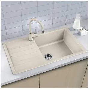 Évier à encastrer - BLANCO - Legra XL 6S - Silgranit - Blanc Soft - 1 cuve réversible pas cher