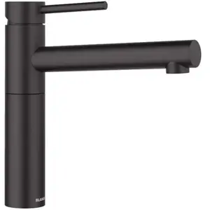 Blanco, Robinetterie de cuisine, ALTA II Acier inoxydable noir mat Hau... pas cher