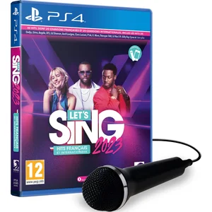 Plaion Let's Sing 2023 Hit Français Et Internationaux + Microphone PS4 - FR pas cher
