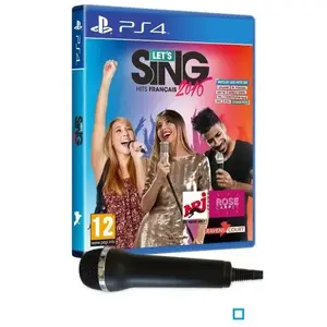 Koch Media Pack Let's Sing 2016 Hits Français PS4 et 1 Micro