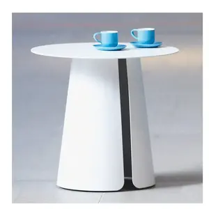 Jan Kurtz 493415 Table, métal, Blanc, 50 x 46 cm pas cher