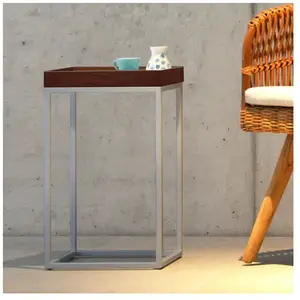 Jan Kurtz, Table basse, Table d'appoint PINO, structure : acier inoxydable pas cher