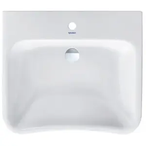Duravit, Lavabo, Lavabo DURASTYLE VITAL MED sans meuble avec plan de toilette 650x570mm 1 robinetterie blanc (570 mm, 650 mm)Vendu pargalaxus