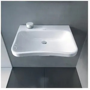 Duravit, Lavabo, Lavabo DURASTYLE VITAL MED sans meuble vasque HLB 650x570mm sans trou de robinet blanc (570 mm, 650 mm) pas cher