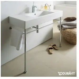 Duravit Vero Metalen console 105 cm Chroom pas cher
