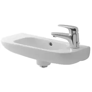 Lave Mains D-Code Duravit - Trou à Droite - Blanc - Céramique - 50cm x... pas cher
