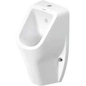 Duravit D-code urinoir toevoer boven met sifon en bevestiging wit