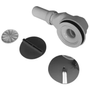 Bonde pour receveur DURAVIT Chromé pas cher