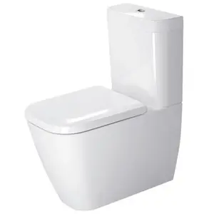 Duravit, Cuvette toilettes + bidet, WC surbaissé Happy D.2 pour combin... pas cher