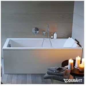 Duravit, Baignoire, Baignoire rectangulaire STARCK 1 dossier incliné 1... pas cher