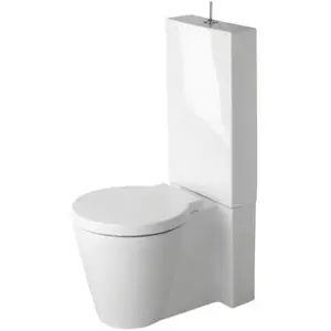 WC indépendant - DURAVIT - Starck 1 - 640mm - Céramique - Blanc pas cher