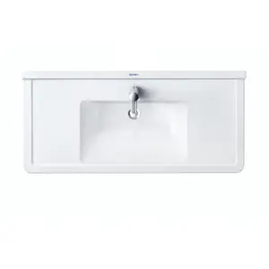Duravit Starck 3 - Lavabo meuble 105 cm blanc wondergliss pas cher