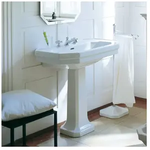 Duravit, Lavabo, Plan de toilette 1930 avec lavabo HLB 1 robinetterie ...Vendu pargalaxus