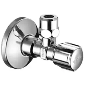Schell Robinet équerre SCHELL COMFORT chromé 12 x 17 a rosaces 0490606... pas cher