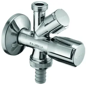 Confort chrome valve d'angle combinaison de 1/2 '' 035690699 - Schell pas cher