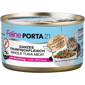 1x90g , thon, crevettes Porta 21 - Pâtée pour chatVendu parzooplus-be